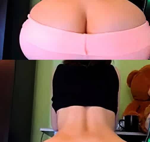 Big Amateur Ass on Webcam