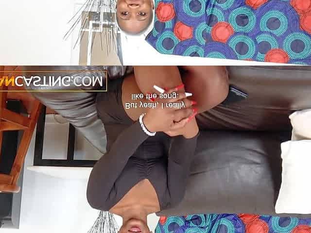 Real Black African Adaeza Swallows After Getting Fucked!