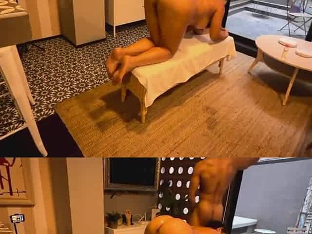The masseuse black stud is making a headway into the divine body of this MILF