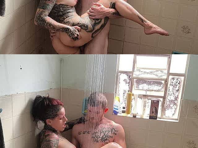 Fucking the Ass in the Shower