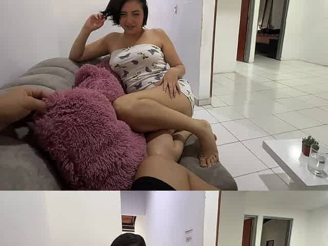 POV Homemade Neighbor Gets Fucked Hard Mind of Her Horny Neighbor, Ends up with All the Cum in Her Pussy