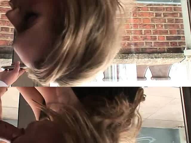 Promiscuous MILF yearns for lover's cum on her bawdy face