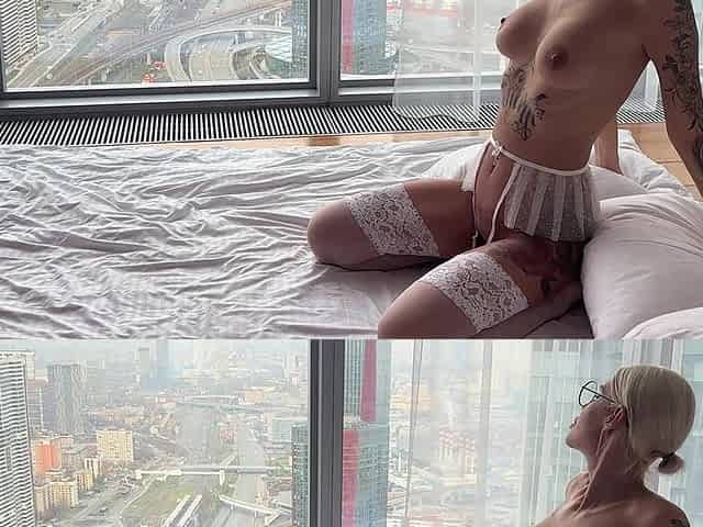 I Fucked My Sexy Neighbor While Her Husband Was at Work, Cum on Her Big Tits and Licked the Cum off Them