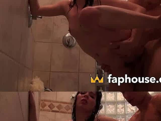 Small titted teenager takes a kinky penis in the bathroom - porn