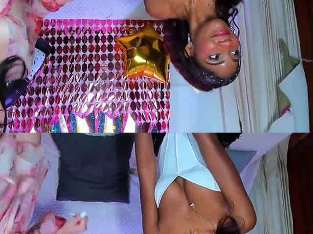 Flavored Lesbian Licking: I Smear Honey on Her Tight Pussy