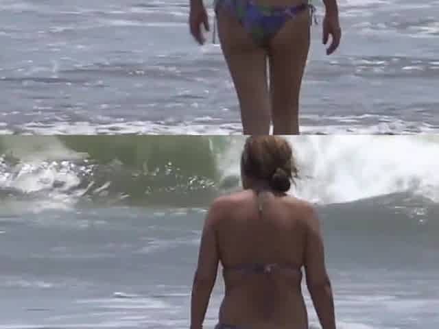 Let's go to the room to screw, I need a weenie, 58-year-old older groans on the beach