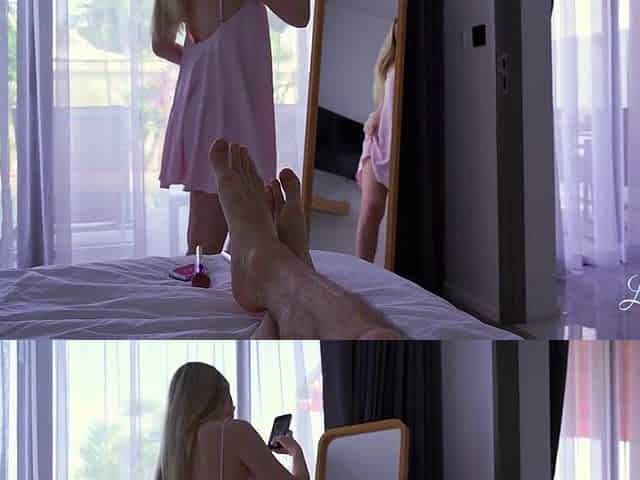 Inadvertently Creampied Stepsis During Kinky Vagina Rubbing - Lil Elle