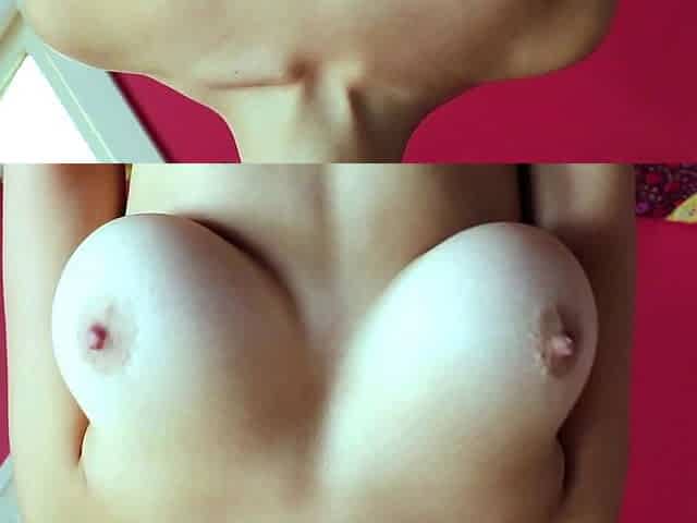 Great Big Boobs On Masturbating Redhead