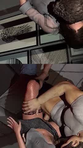 Foxy Asian Girl Standing Fuck in a Hotel Room