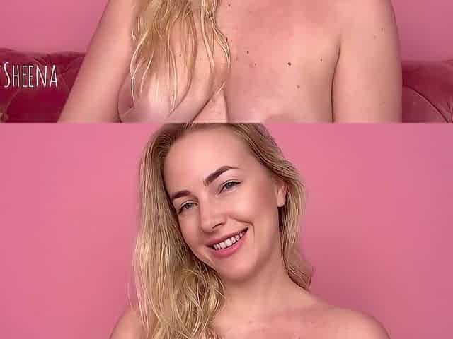 Concupiscent Blond Wishes Your Cum JOI - Iwantsheena