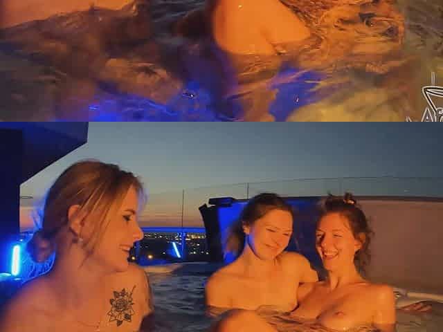 Beautiful Lea and Melonie enjoying lesbian sex with strapon