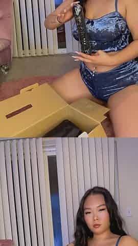 Sex Machine Unboxing and Testing Huge Orgasm