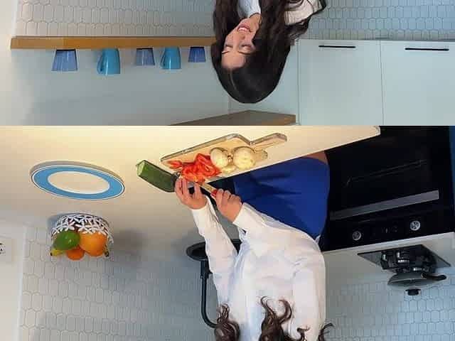 West Teaches Neighbour how to Make Salad but His Penis gets Hard - Anal Sex