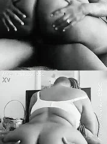 Black large butt rides knob