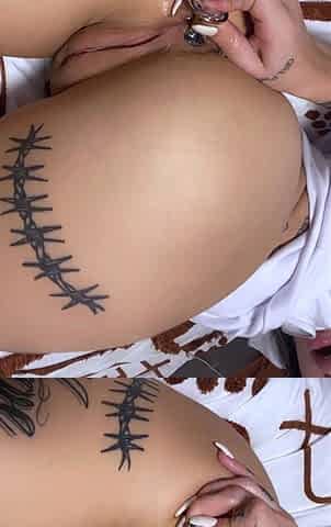 Girls Out West Amateur double toy masturbation