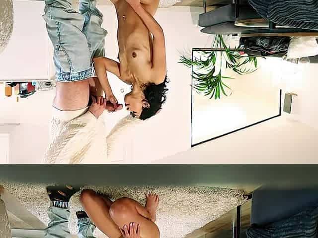 Cindy Luna Tiny Banged in Photoshoot with Large Facial