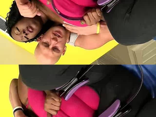 Fat Chubby Black BBW Wife tricked white coach