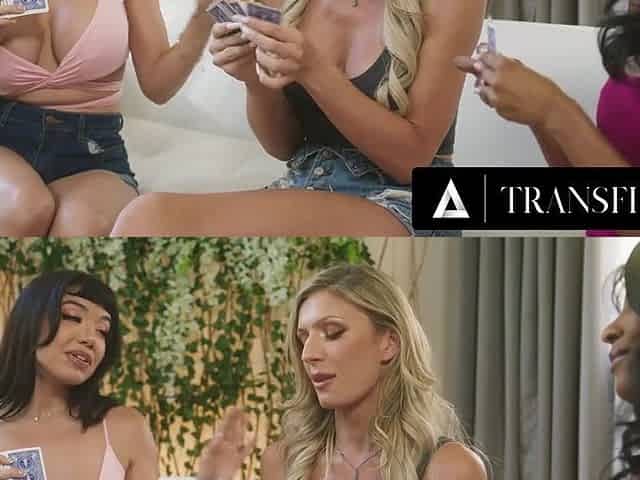 TRANSFIXED - 3 Allies Have A Snatch Licking Competition Who Leads To A Excited Trio!