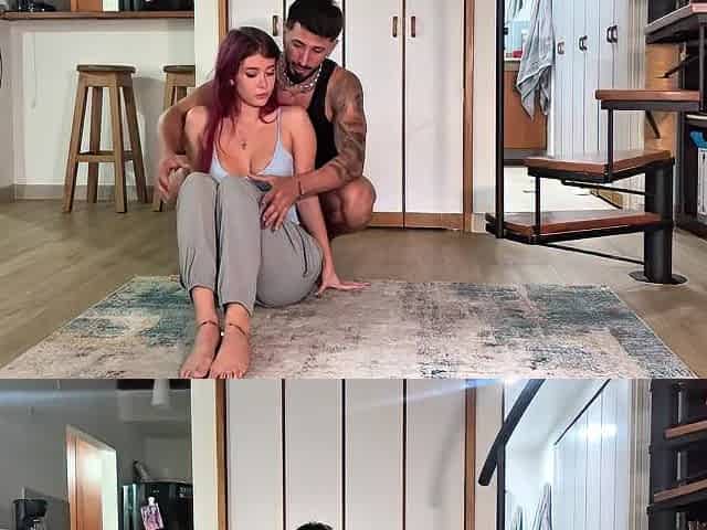 I Give My REDHEAD Student a Yoga Lesson and End up BANGING HER VAGINA; It Ends In a CREAMPIE.