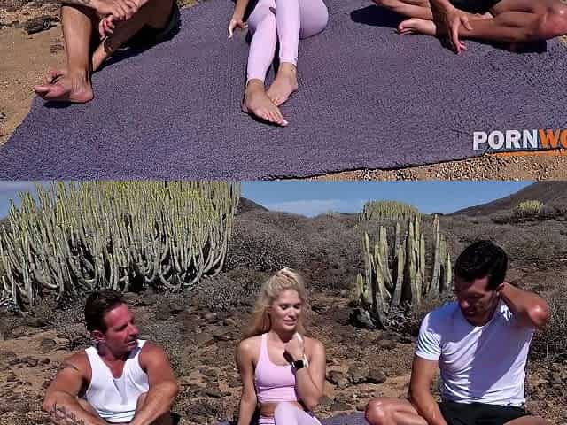 Hot Fitness Chick Candee Licious Enjoys Outdoor Dp Session