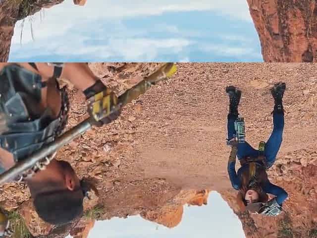 Vault Brunette PAWG Outdoors MadMax Style Sex - Perky tits brunette