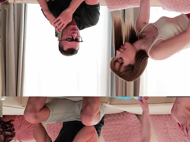 Slutty Russian teen fuck jealous stepbro