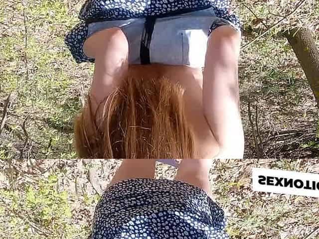 Hot Public Ride! Amateur Babe Takes Cock in Forest.