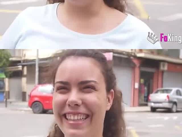 19 Years Old Sex-addicted Babe Uses Her Enormous Boobs To Seduce A - Random Guy
