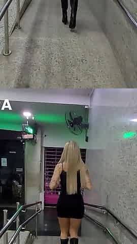 Fucking the Hot Blonde Exhibitionist Ass