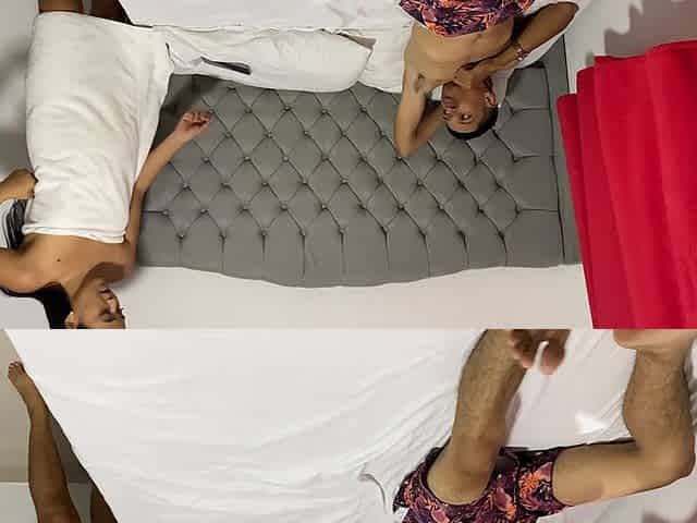 The Stepsister Doesn't Want to Spend the Night Alone and Tells Her Stepbrother to Accompany Her