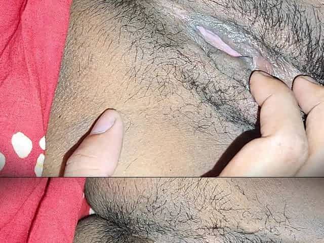 Exploring My Stepmoms Hairy Wet Pussy Cum on Her Bush