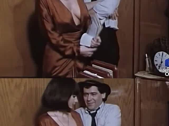 Diane Suffren, a vested secretary who gives her butt
