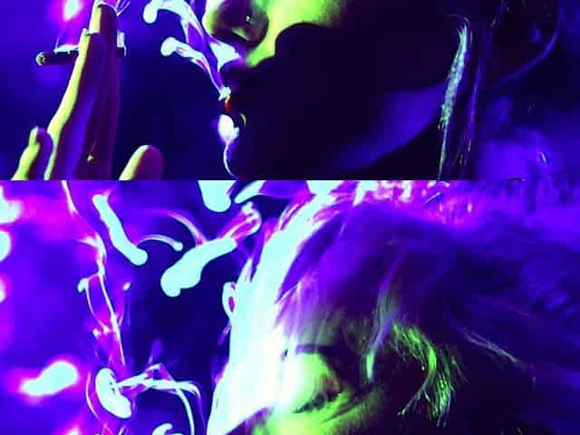 Kitty Quinn smokes her night away in Smoked Out Blondie