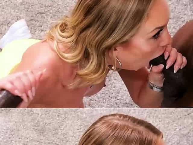 After my ass, now both cum in my face!