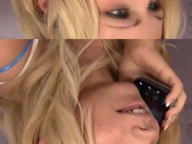 Big Tit Blonde Tries Gloryhole Cock