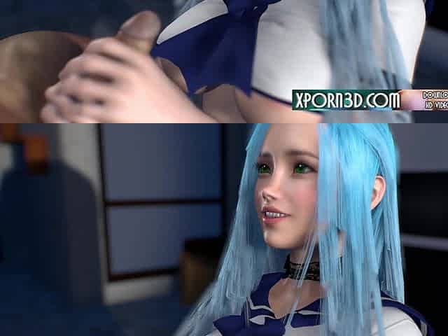 Busty Asian Babe Handjobs and Cumshots - 3D Hentai Japanese