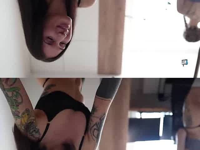 Curious step sis tatted girl, blowing manmeat and giving forearm jobs - best porn! Horny and perky tits, jizz in fuckbox and jig