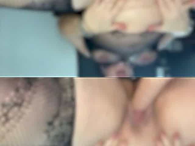 Pregnant Horny Eva Screams with Her Toy