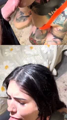 Czech amateur blowjob and fucking POV in public