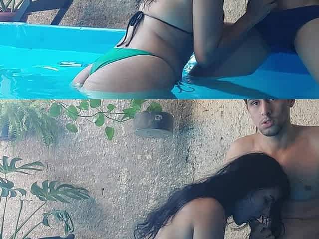 Vanessinha Called Me for a Swim in the Pool