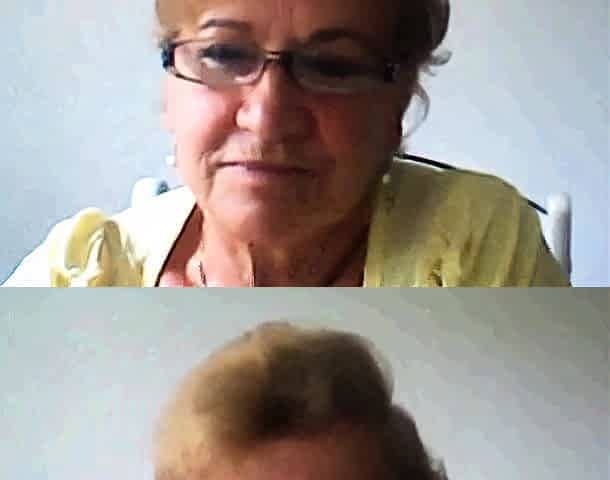 Sexy grandma fingering