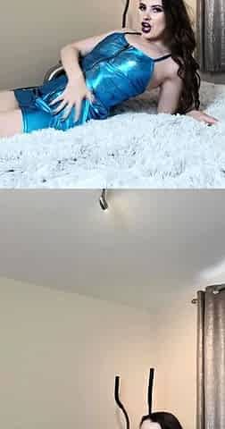 Cute teen amateur brunette masturbating 1