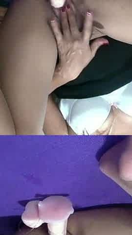Horny Pussy Needs a Big Dildo to Squirt Hard