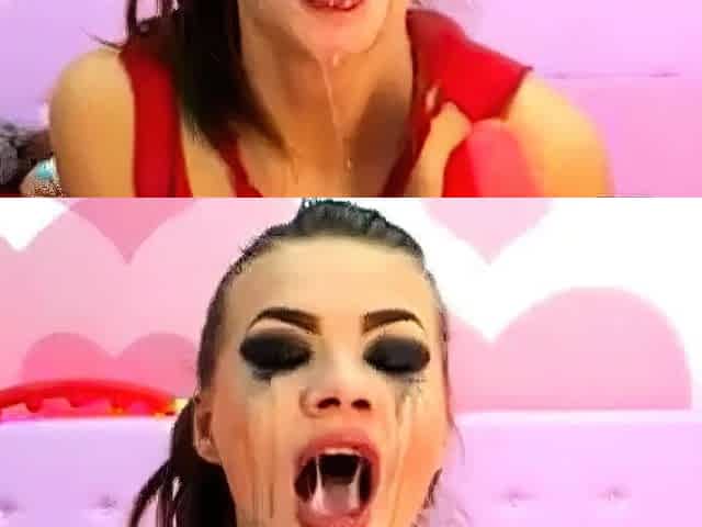 Crazy Deep Throat Webcam Girl Uses Sex Toys