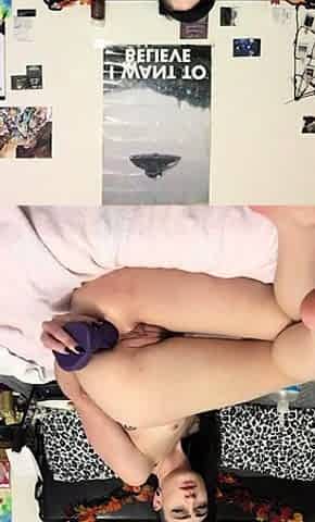 Amateur Webcam Anal Masturbation