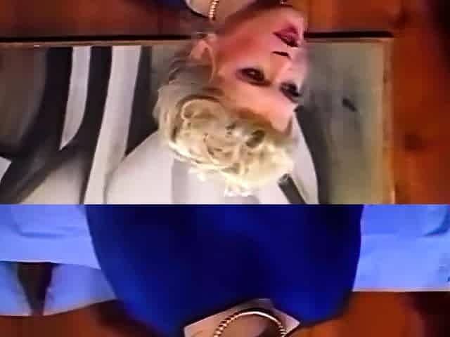 Blonde and brunette lesbians licking and sucking pussy