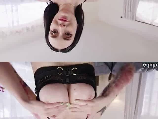Hot Charlotte Sins In Strappy Ebony Underware Bangs Lewd Chap Will Pounder