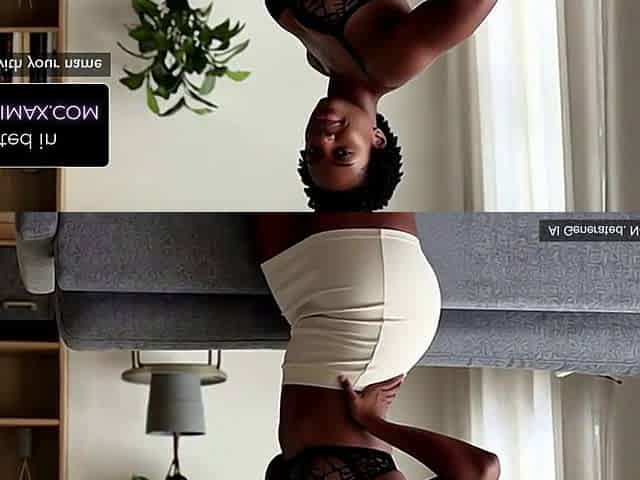 Large Booty Black Queen Invites U Home - Now Wank Exactly How I Command - AI Generated Black JOI POV ASMR