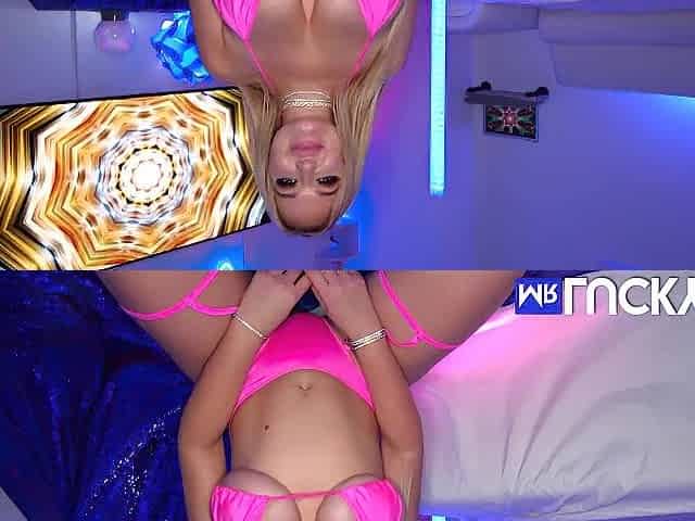 Breasty Large-Natural Blond Lana Wolfe Devours Penis