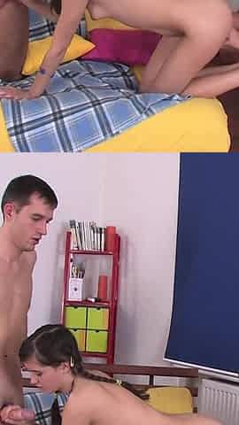 Two horny dudes fuck with best friend